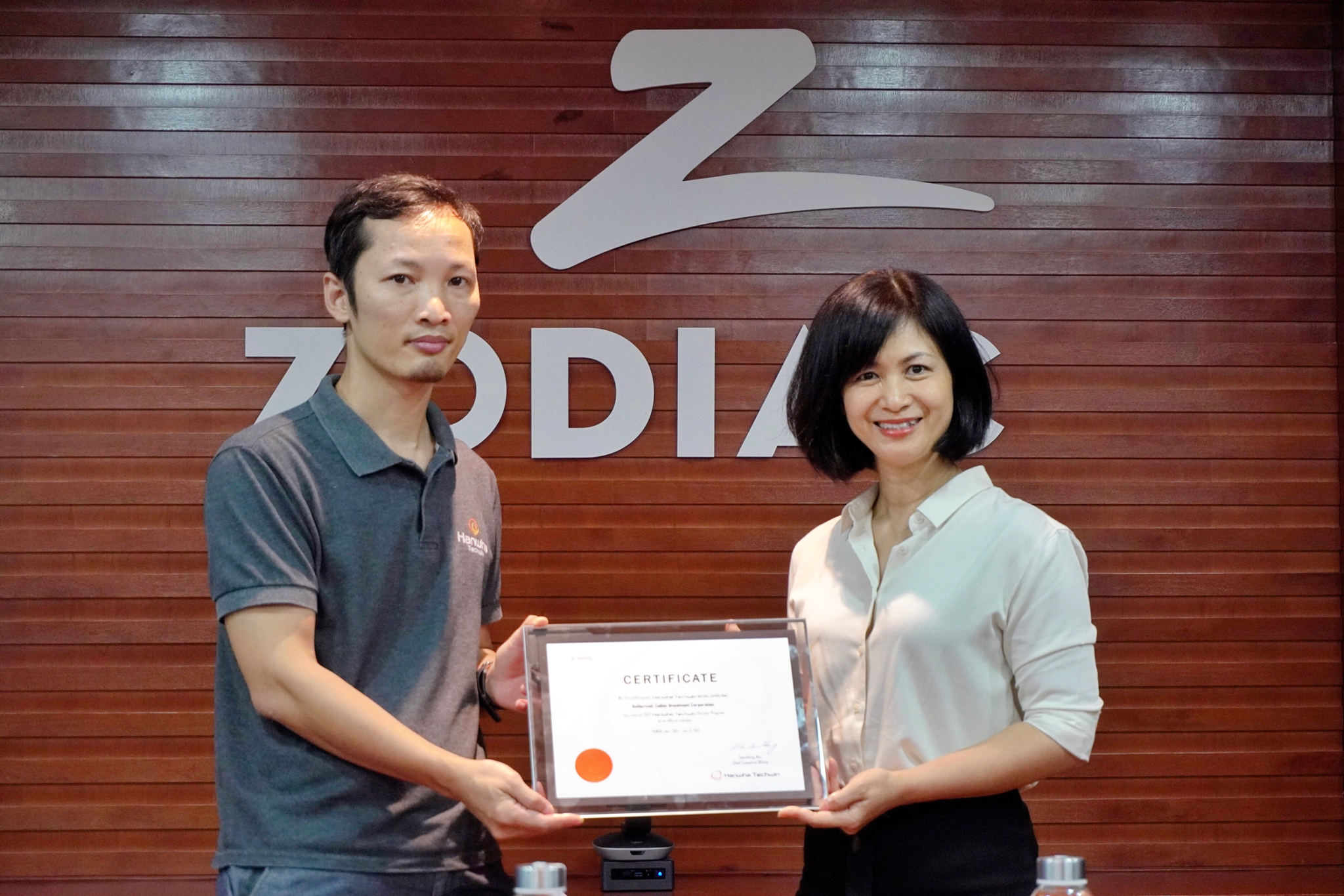 Hợp tác Zodiac - Hanwha Techwin