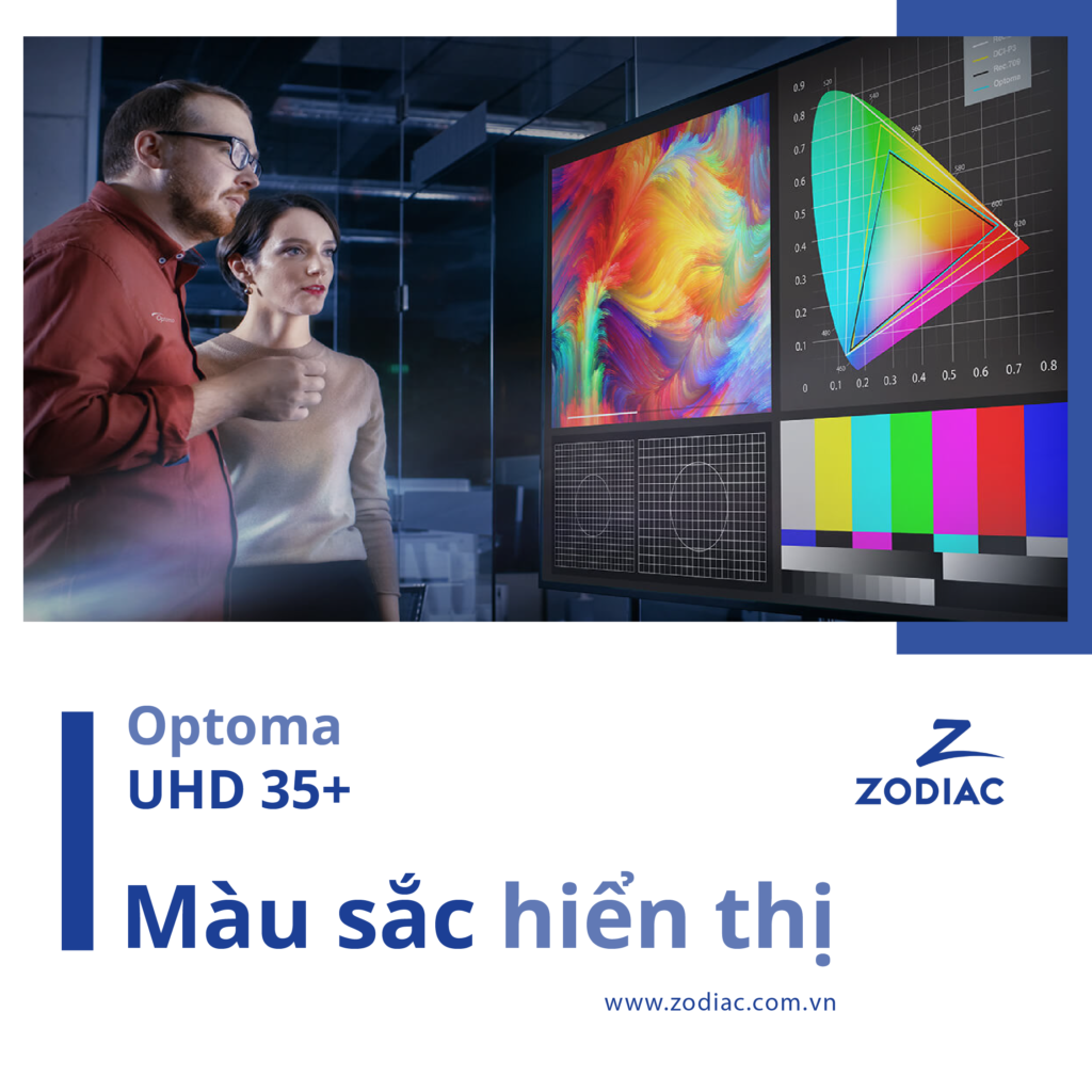 màu sắc hiển thị optoma UHD 35+