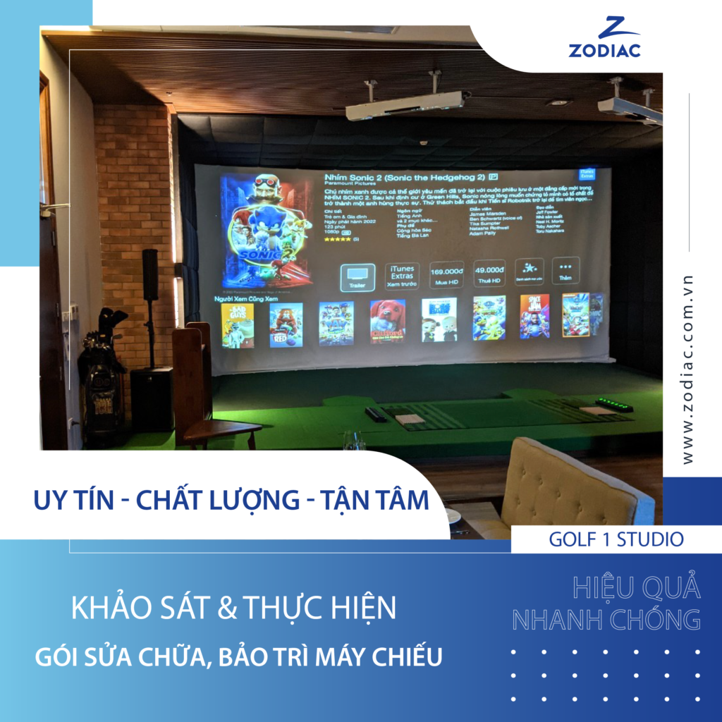 bảo trì máy chiếu Zodiac 3