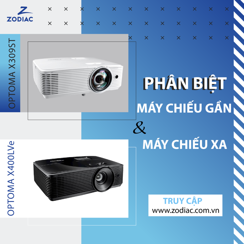phân biệt máy chiếu gần và máy chiếu xa 1
