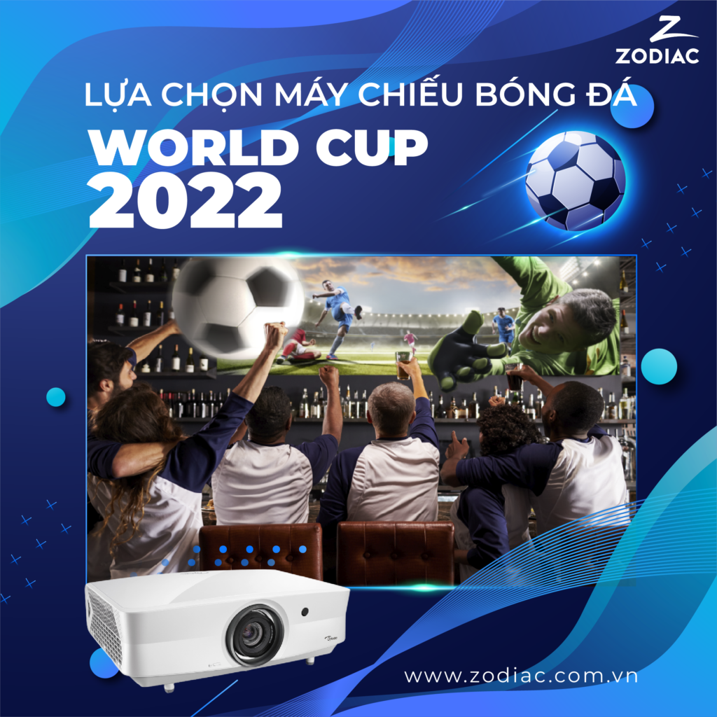 máy chiếu bóng đá